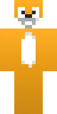 Golden Fox Suit Minecraft skin