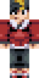 Crimson Scarf Fighter Minecraft skin