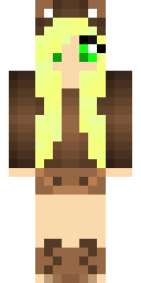 Golden Mane Girl Minecraft skin