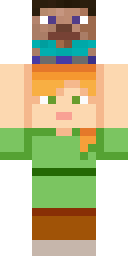 Classic Alex Adventurer Minecraft skin