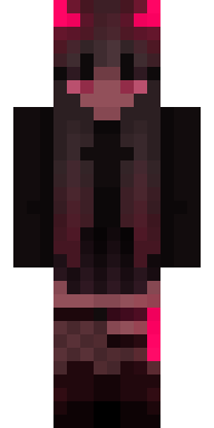 Pink Shadow Demon Minecraft skin