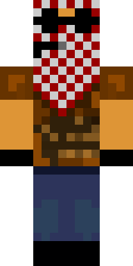 Checkered Bandit Rogue Minecraft skin