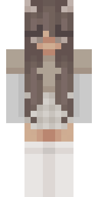 Gray Wolf Spirit Minecraft skin