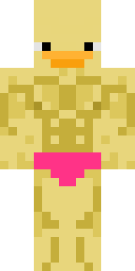 Golden Rubber Duck Minecraft skin