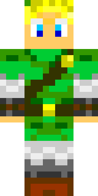 Green Elf Archer Minecraft skin
