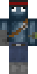 Hooded Night Ranger Minecraft skin