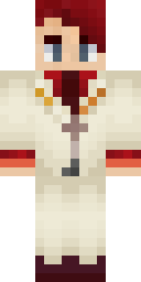 Crimson Haired Noble Minecraft skin