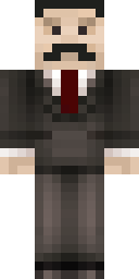 Mustache Gentleman Minecraft skin