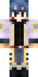 Lavender Bomber Boy Minecraft skin