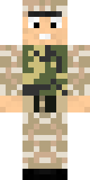 Desert Camo Scout Minecraft skin