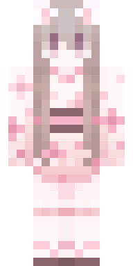 Blossom Pink Maiden Minecraft skin