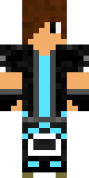 Aqua Trim Adventurer Minecraft skin