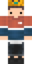 Crowned Sporty King Minecraft skin
