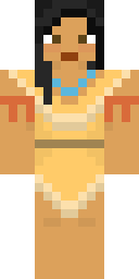 Native Tribal Princess Minecraft skin