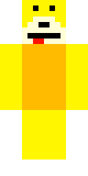 Happy Yellow Blob Minecraft skin