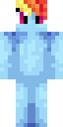 Rainbow Sky Onesie Minecraft skin