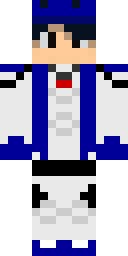 Blue Sport Jacket Boy Minecraft skin
