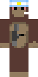 Cloaked Wanderer Monk Minecraft skin