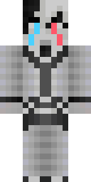 Silver Assassin Hood Minecraft skin