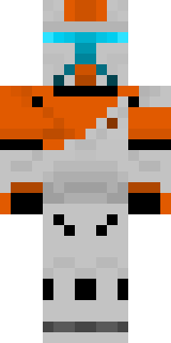Clone Trooper Commander Minecraft skin