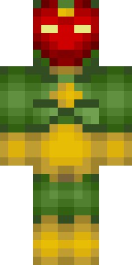 Golden Emerald Guardian Minecraft skin