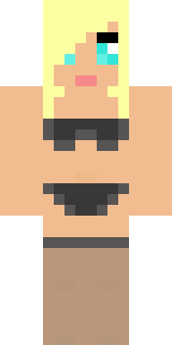 Blonde Beach Girl Minecraft skin