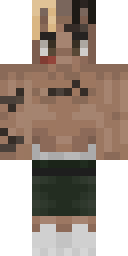 Rugged Bare Chest Minecraft skin