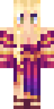 Golden Phoenix Mage Minecraft skin