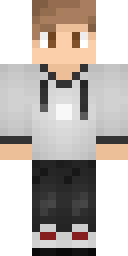 Casual Silver Jacket Minecraft skin