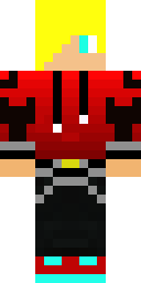 Crimson Punk Rocker Minecraft skin