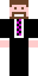 Neon Purple Tuxedo Minecraft skin