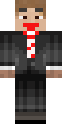 Candy Cane Vampire Minecraft skin