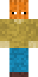 Golden Blockhead Steve Minecraft skin