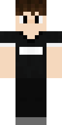 Casual Black Tee Minecraft skin