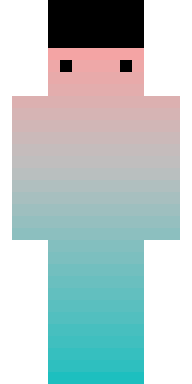 Teal Faded Steve Minecraft skin