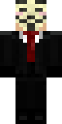 Masked Suit Agent Minecraft skin