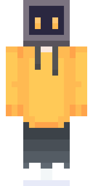 Orange Hoodie Kid Minecraft skin
