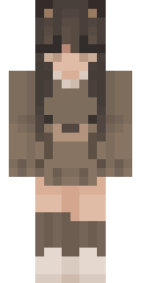 Cozy Brown Schoolgirl Minecraft skin