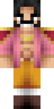 Pink Shirt Gentleman Minecraft skin