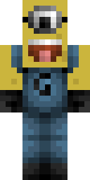 Golden Goggle Minion Minecraft skin