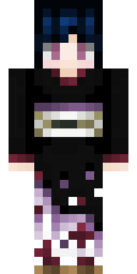 Midnight Kimono Girl Minecraft skin