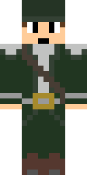Emerald Ranger Coat Minecraft skin