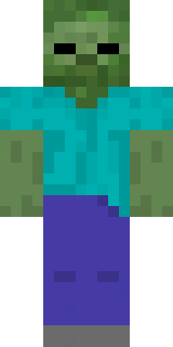 Classic Zombie Mob Minecraft skin