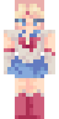 Pastel Sailor Moon Minecraft skin