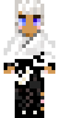Silver Fox Kimono Minecraft skin