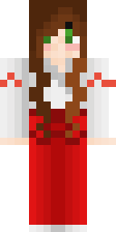 Festive Christmas Girl Minecraft skin