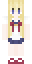 Blonde Schoolgirl Uniform Minecraft skin