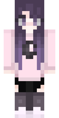 Pastel Purple Girl Minecraft skin