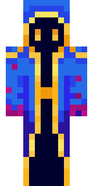 Blue Pharaoh Guardian Minecraft skin