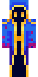 Blue Pharaoh Guardian Minecraft skin
